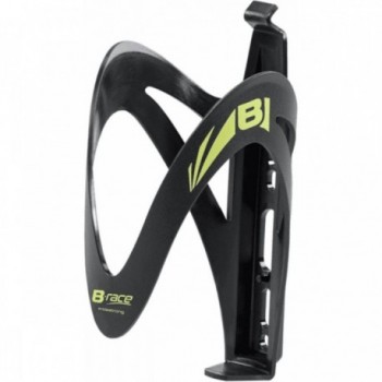 B-Race B-Hold Composite Nylon Bottle Cage Black/Lime - Lightweight 40g - 1