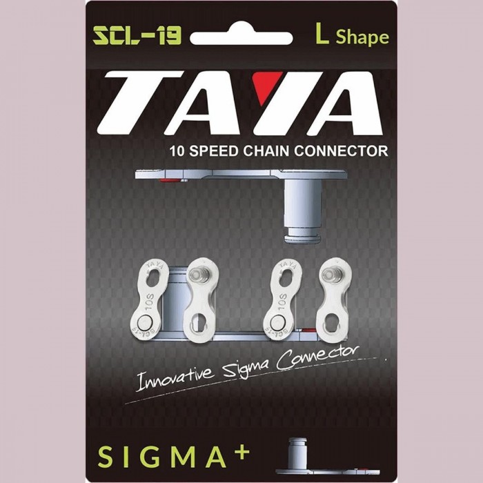 Conector de Cadena 10V Plata con Conector SIGMA+ TAYA - Set de 2 - 1