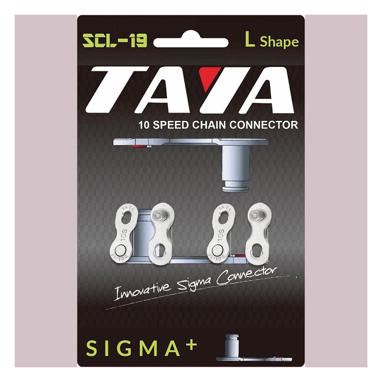 Giunto Catena 10V Argento con Connettore SIGMA+ TAYA - Set di 2 per Catene a 10 Velocità - 1 - Falsamaglia / giunti - 0641306921