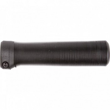 VELO D2 135mm Black Screw-On Grips for Bicycle with Anti-Slip Design - 1