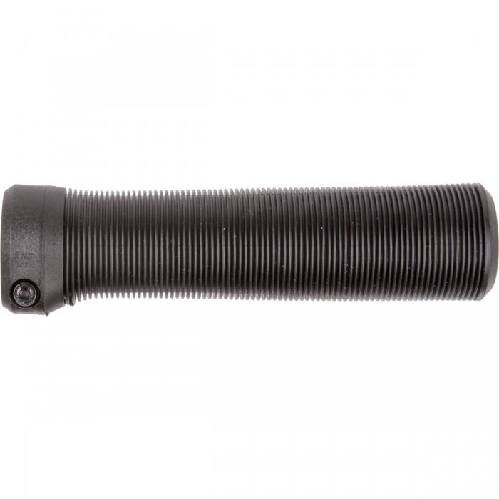 VELO D2 135mm Black Screw-On Grips for Bicycle with Anti-Slip Design - 1