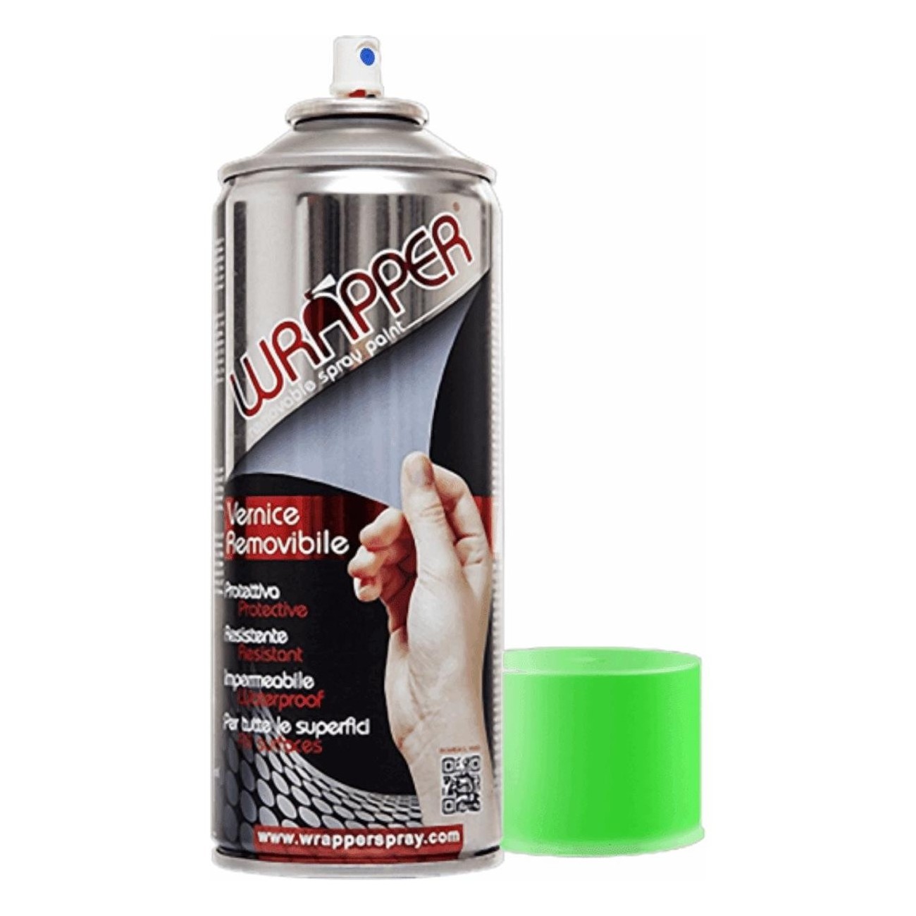 Kawasaki Green Removable Wrapper Spray Paint 400ml - Protective Coating - 1