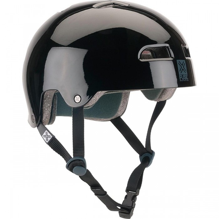 Fuse Alpha Icon Helm Schwarz Größe L-XL - Komfort und Schutz mit ABS-Schale - 1