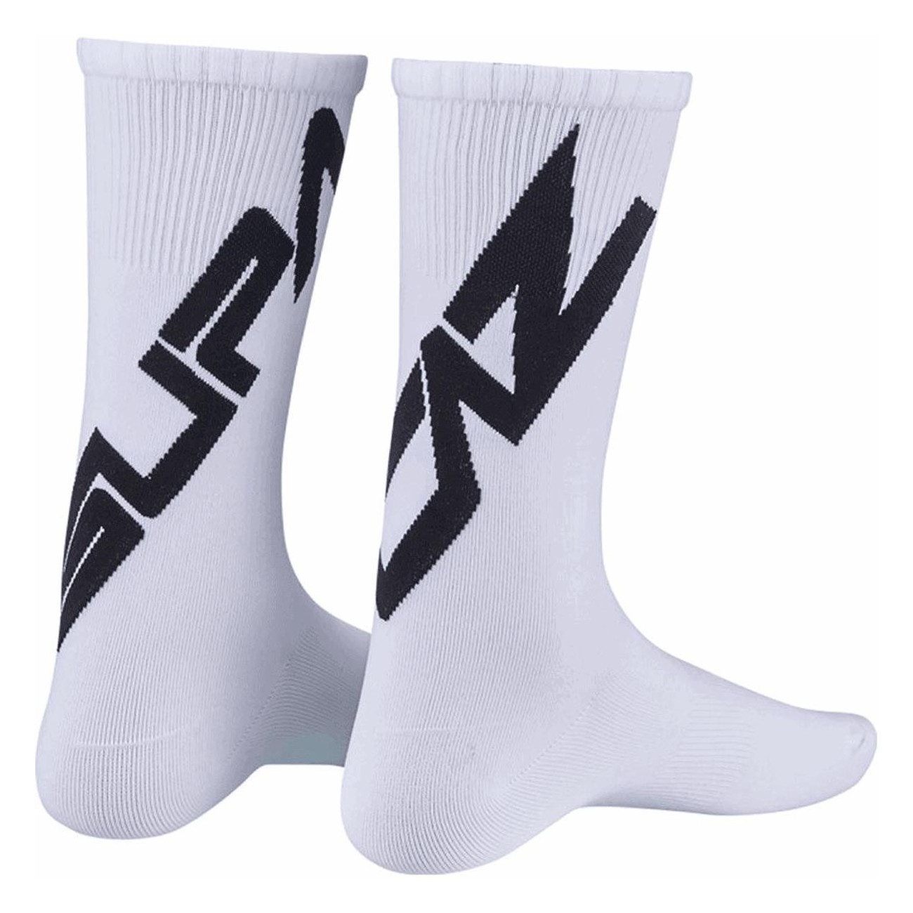 Supasox Twisted White Socks Size M - 100% Breathable Nylon - 1