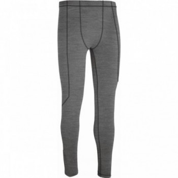 Pantalon Intime Thermique 2XL en Laine Mérinos Gris Mélangé - 1