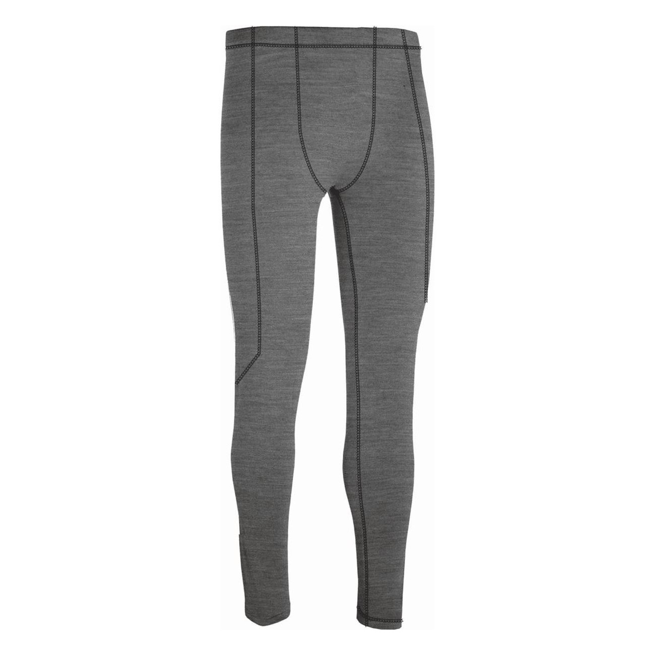 Pantalon Intime Thermique 2XL en Laine Mérinos Gris Mélangé - 1