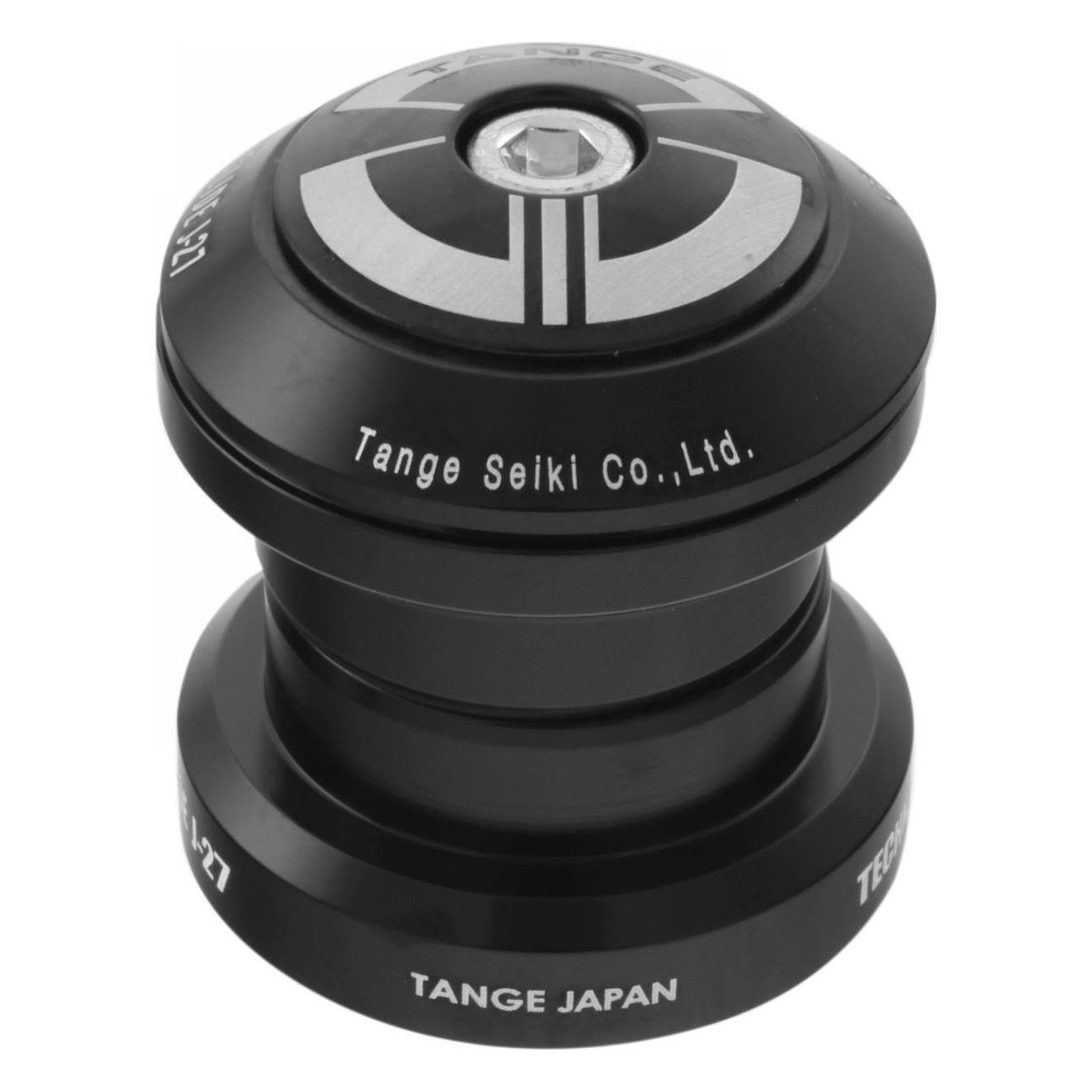 Tange Seiki Ahead Headset Series 1 1/8' Black Aluminum with Bearings - 1