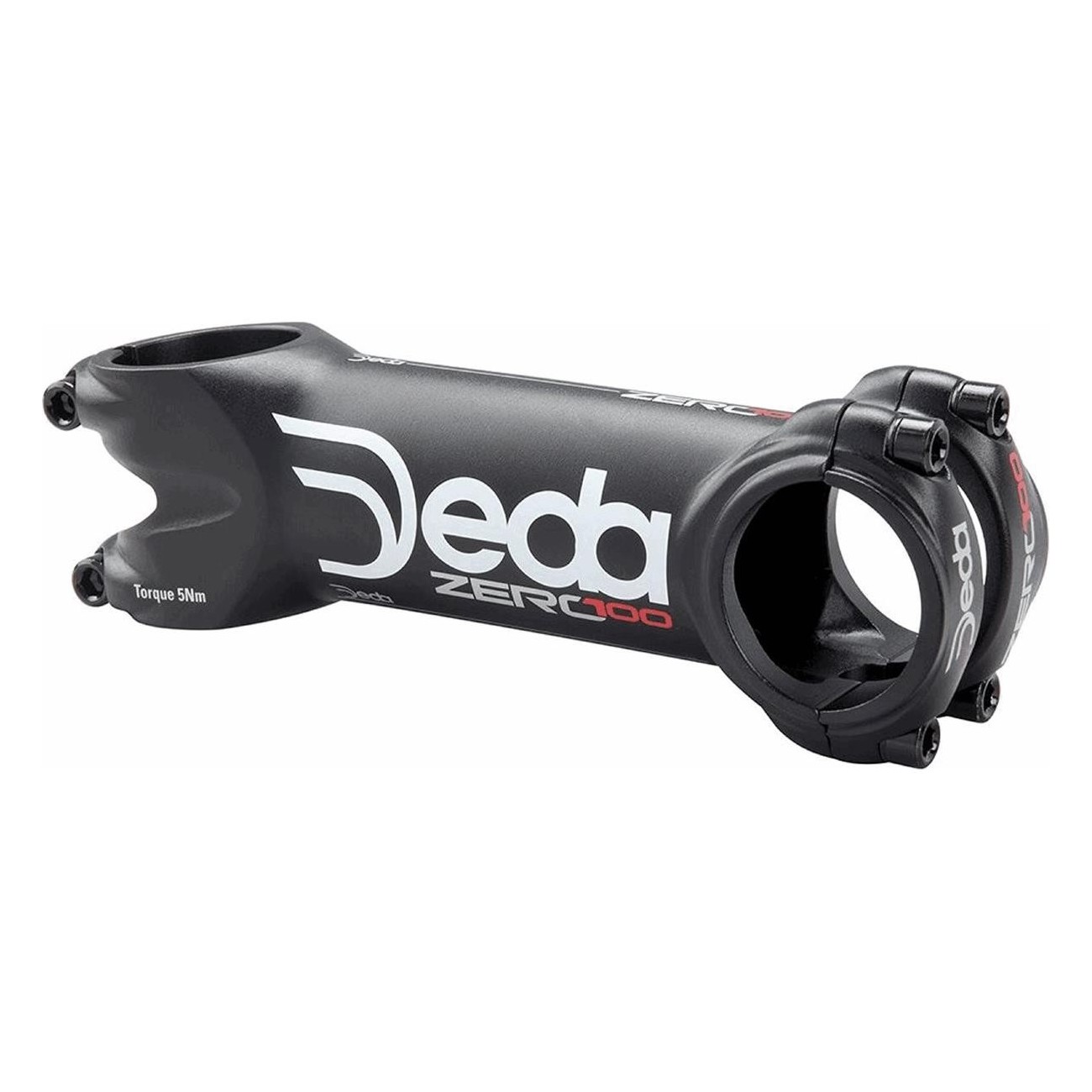 Deda ZERO100 Aluminum Handlebar Stem Black 31.7x130mm, 82° Angle, 126g - 1