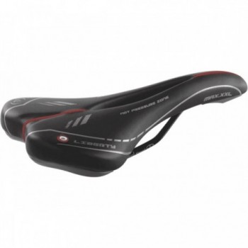 Selle MTB Liberty XXL pour Citybike, Noir, 275x145 mm, 290g - Confort et Résistance - 1