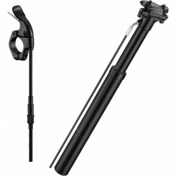 XON 30.9mm Aluminum Telescopic Seatpost with 125mm Travel and External Cable - 1