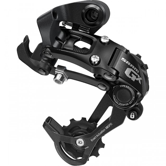 SRAM GX Type 2.1 Rear Derailleur 10 Speed, Short Cage, Black, Exact Actuation - 1