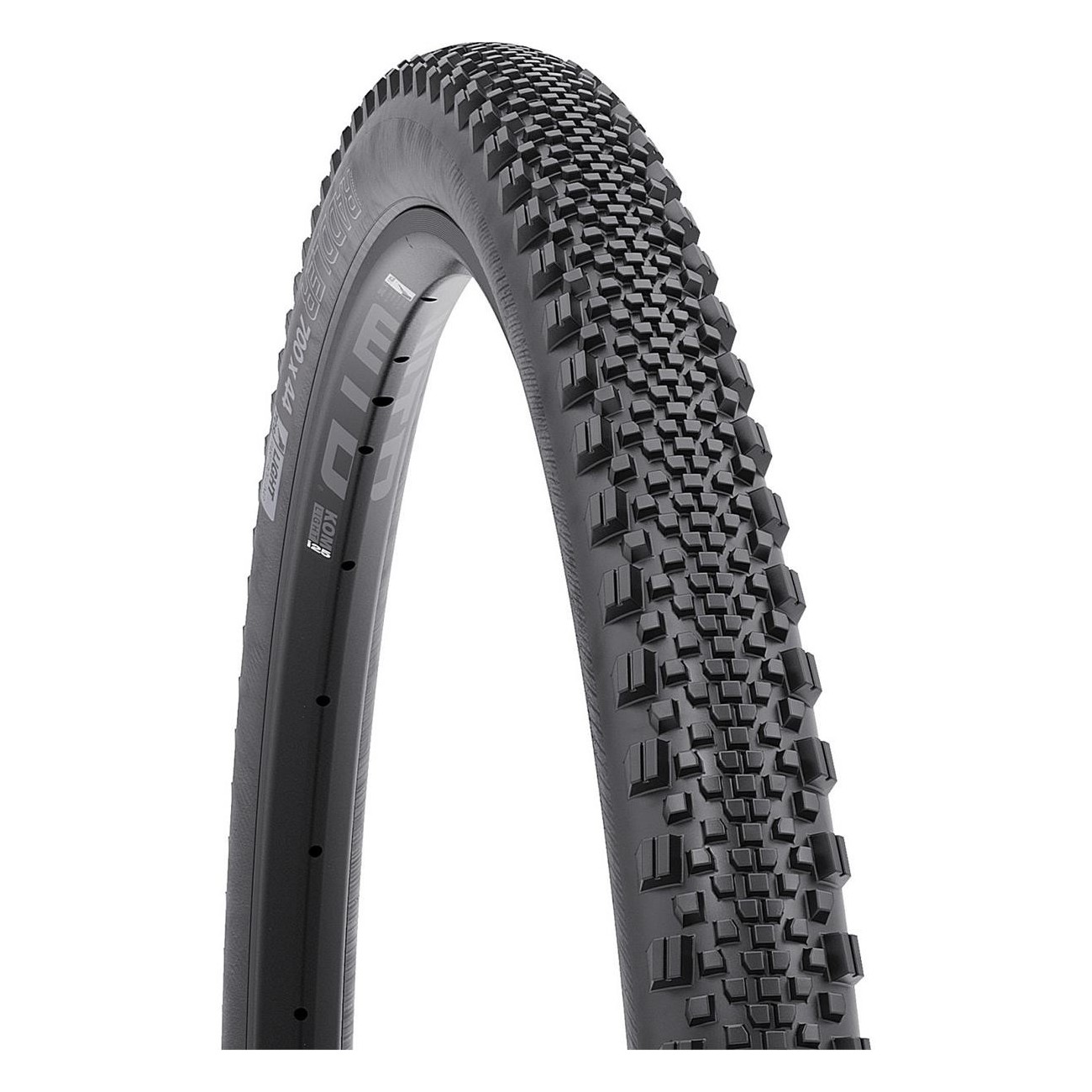 WTB Radler TCS 700x44c Light Fast Black Tire for Gravel and Bikepacking - 1