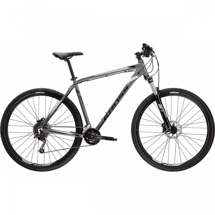 Vélo de montagne KROSS Hexagon 8.0 Homme 29' Bleu/Blanc/Gris Taille S - 1