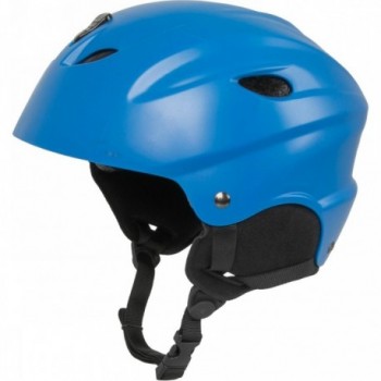 M-Wave Skihelm Blau Matt S (52-55 cm) mit Ringsystem und abnehmbaren Polstern - 1