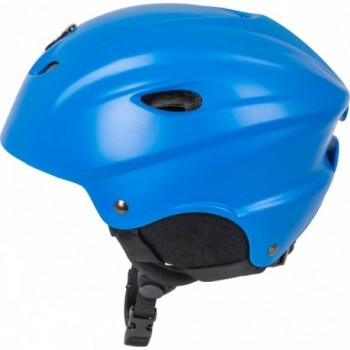 M-Wave Skihelm Blau Matt S (52-55 cm) mit Ringsystem und abnehmbaren Polstern - 4