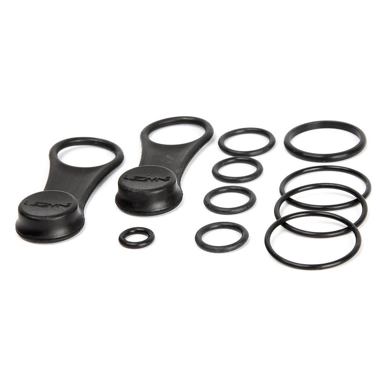 Kit de joints pour pompes manuelles Lezyne en alliage noir - Compatible avec Pressure, Alloy et Road Drive - 1