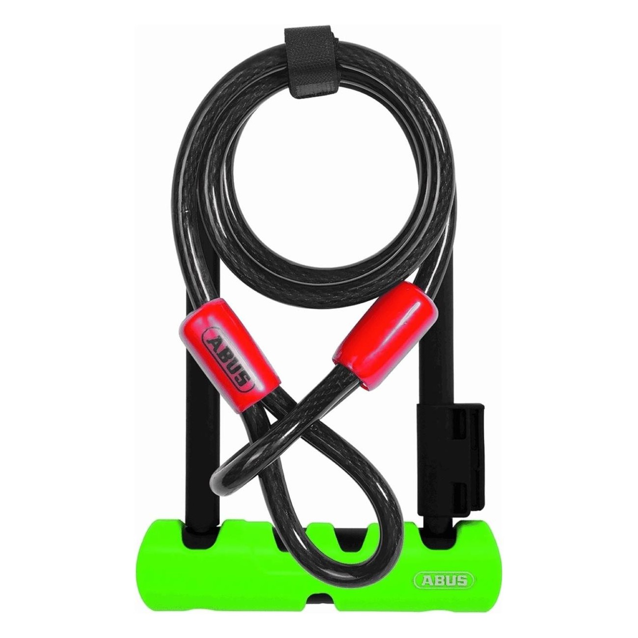 Candado de Arco 410 Ultra con Cable Cobra Negro/Verde 230x107x14 mm - 4