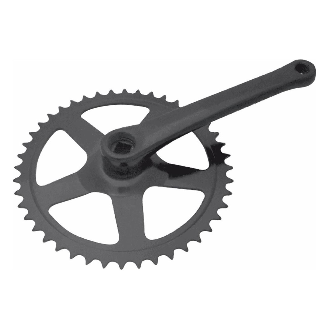 Sport Crankset 1V 44 Teeth 170mm Black with Square Axle M VTEK - 1