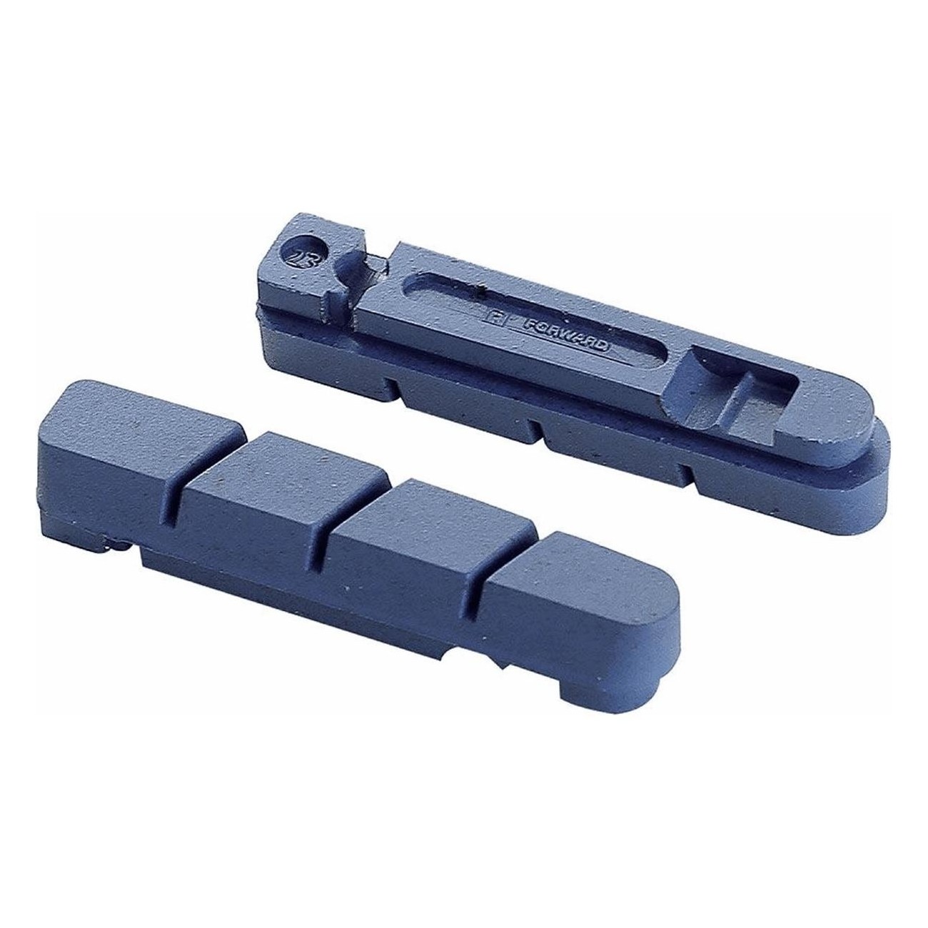 4-in-1 Brake Pads 55mm Blue for Carbon Rims - Compatible with Shimano & Campagnolo - 1