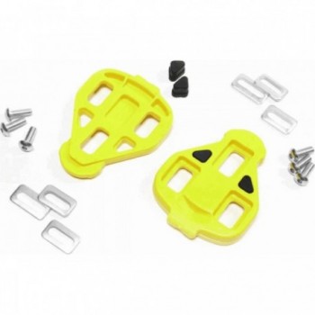 Miche Yellow Fixed Pedal Cleats for Road Cycling with Anti-Slip Accessories - 1