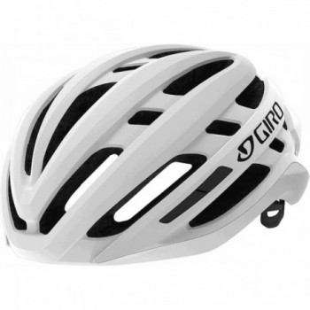 Casco Agilis Blanco Mate 55-59cm con Sistema Roc Loc 5.5 y Tecnología In-Mold - 1