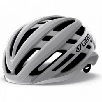 Agilis Matte White Helmet 55-59cm with Roc Loc 5.5 and In-Mold Technology - 2