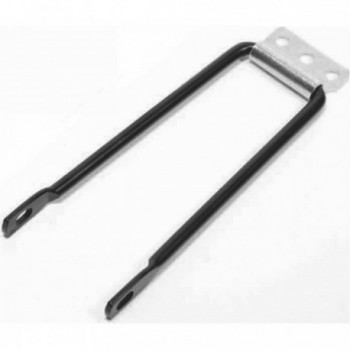 Portabultos Trasero de Aluminio Negro para Bicicletas 24/28' - Capacidad 25 kg - 2