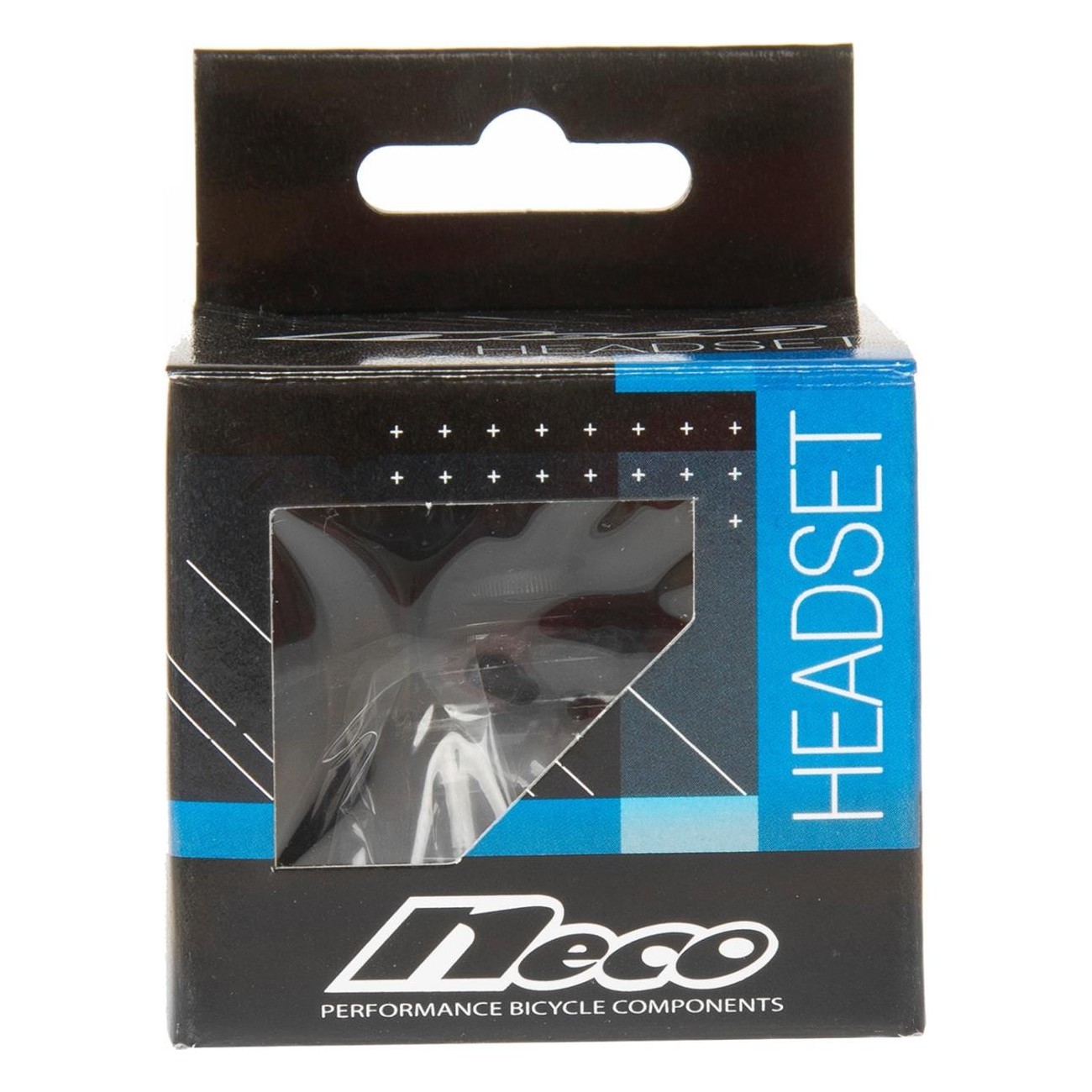 Neco Semi-Integrated Tapered Headset 1 1/8'' - 1.5'' Black Steel - 5