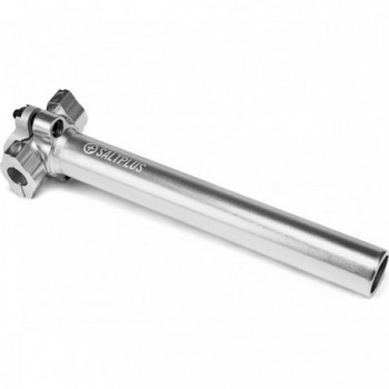 CNC Machined 6061 Alloy Silver Seatpost 200mm - High Quality & Elegant Design - 1