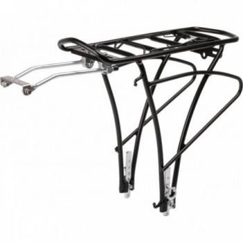 Black Aluminum Traveller Basic Bike Rack for 24-29 Inch Bikes, 27kg Load - 1