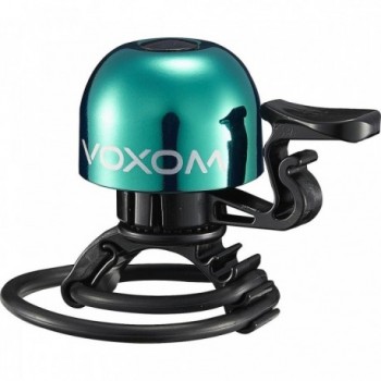 Voxom Campanello per Bicicletta KL15 Verde, Compatibile con Manubri 22.2-31.8mm, Suono 86 dB, Ottone - 1 - Campanelli - 40264651