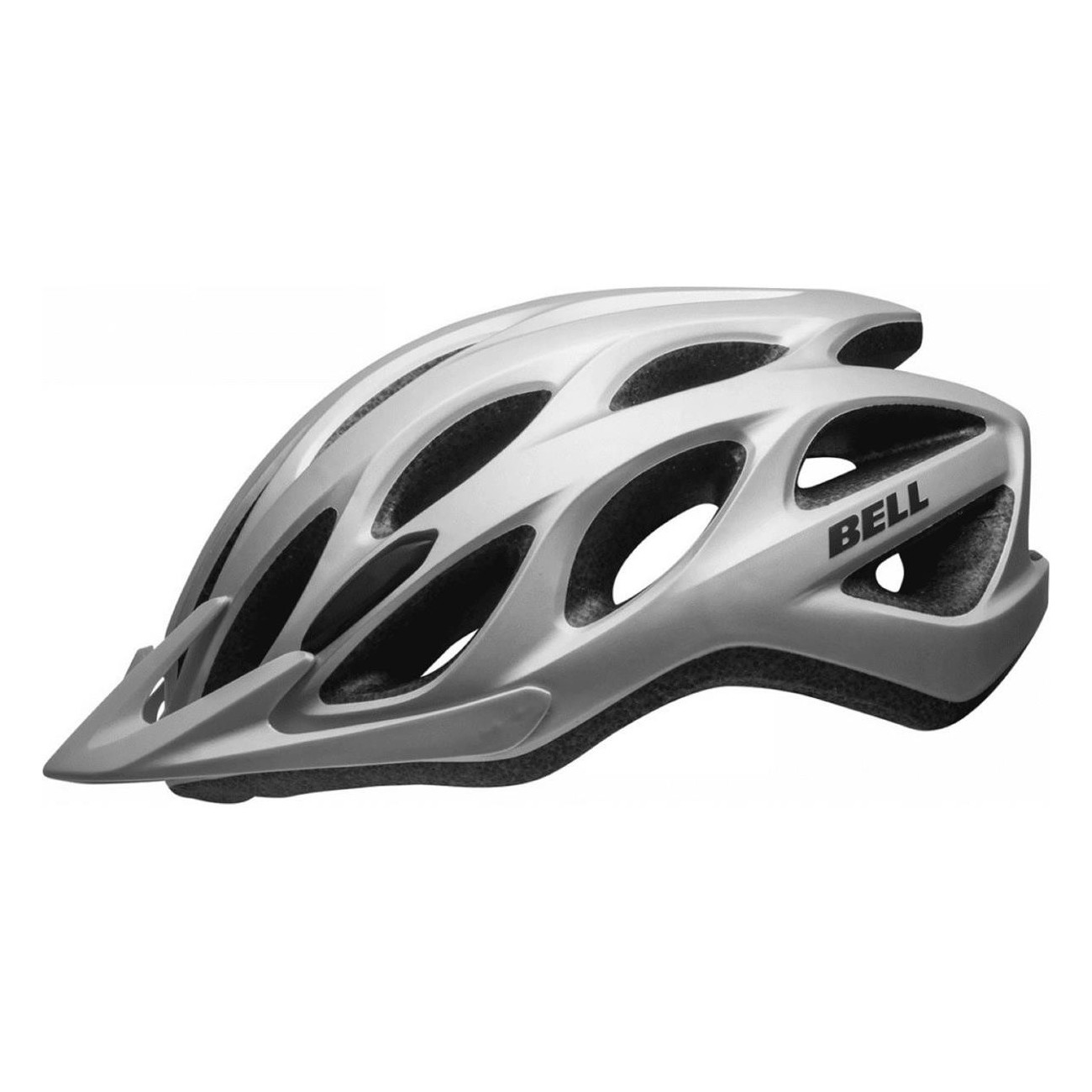 Tracker Helmet Gray Ventilated 54-61cm CPSC CE EN1078 Certified with 25 Vents - 1