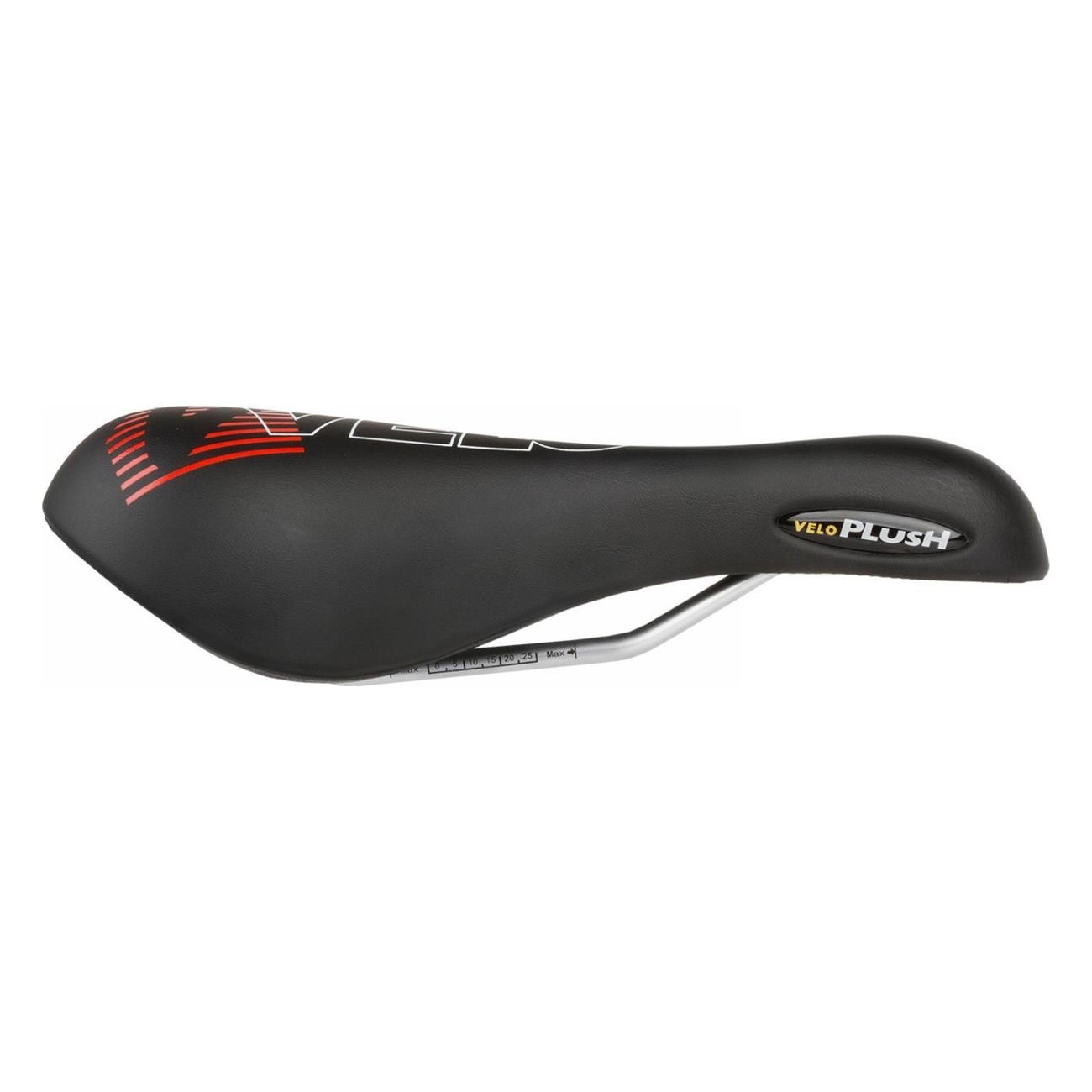 Sella VELO in Gel Nera 267x168 mm, 478g, Telaio in Acciaio, Senza Morsetto - 2 - Selle - 4015493890126