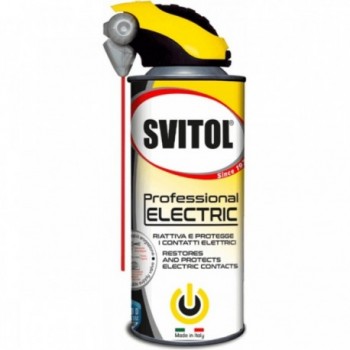 Svitol Pulitore Contatti Elettrici 400ml - Dielettrico Sicuro per Plastiche, Metalli e Gomma - 1 - Lubrificanti e olio - 8002565