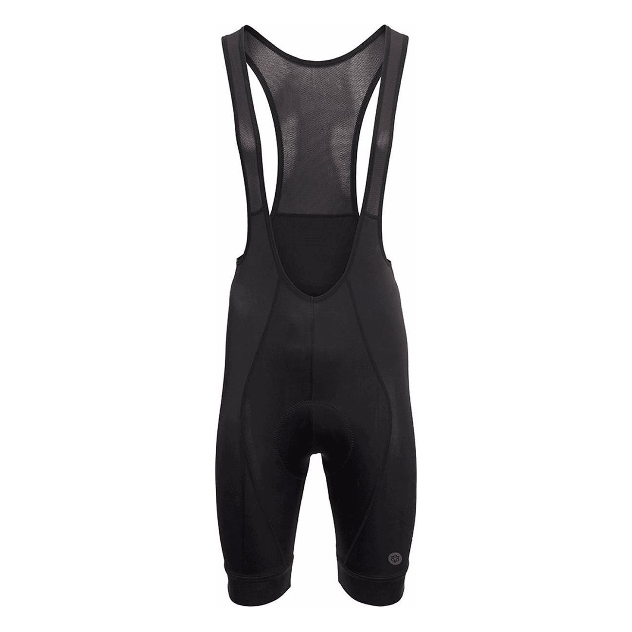 Salopette Corta Homme Noir en Power Lycra avec Fond de GREEN95 - Taille L - 1