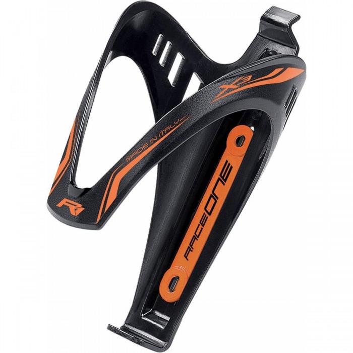 X3 Bottle Holder in Black/Orange Matte Polycarbonate 30g - RaceOne - 1