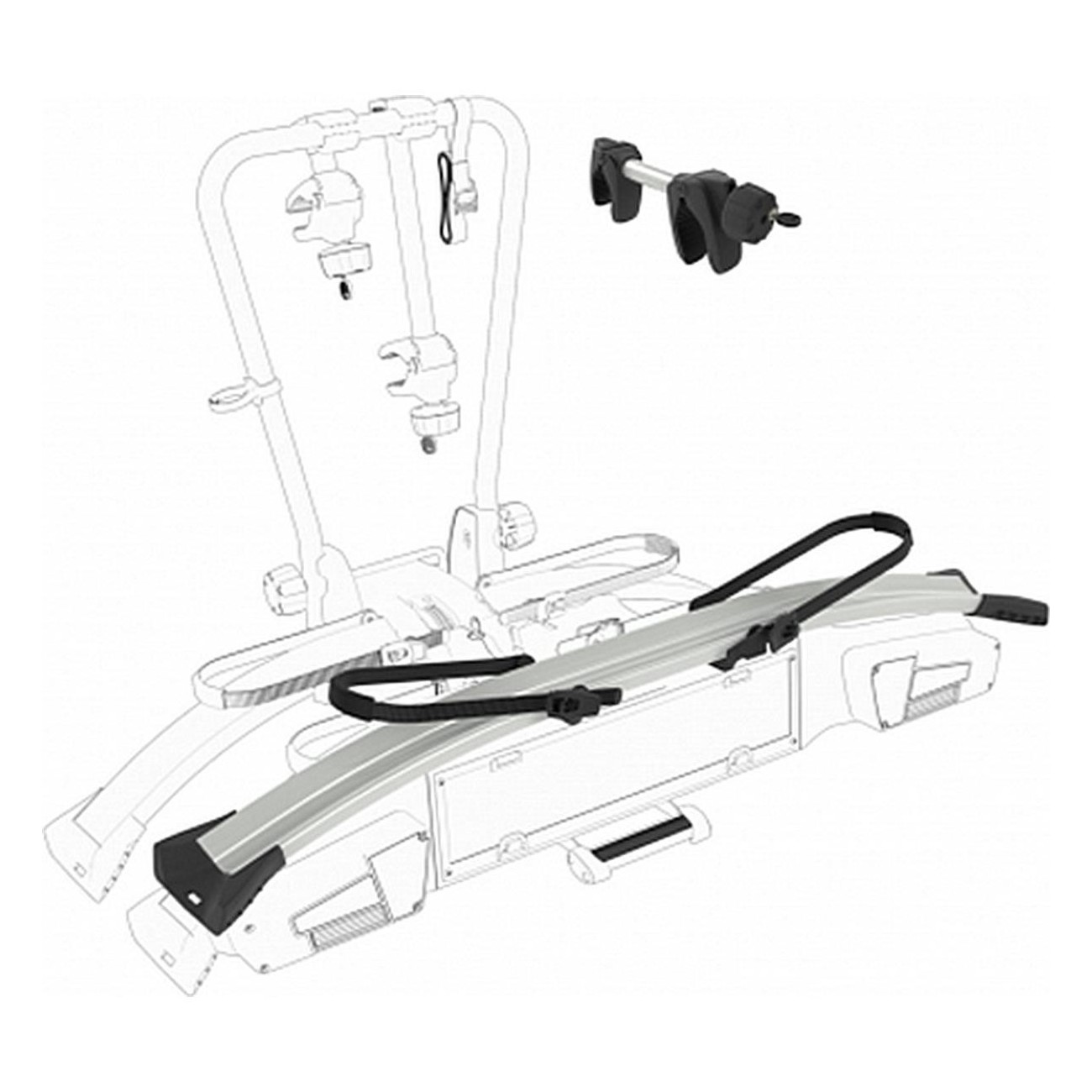 Kit Troisième Vélo Atlantis pour Expansion Vélo à 3 Places - 1