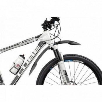 MTB Front Mudguard Deflector M60 for 26', 27.5', 29' Wheels - Fits Forks & Tires up to 2.60' - 4