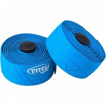 Smootape Granfondo Blue Handlebar Tape 35x1800mm EVA with Black Cap - 1