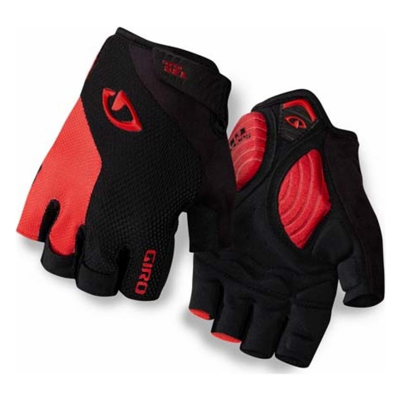 Gants d'Été Routes Dures SuperGel Noir/Rouge XXL - Confort et Performance Supérieurs - 1