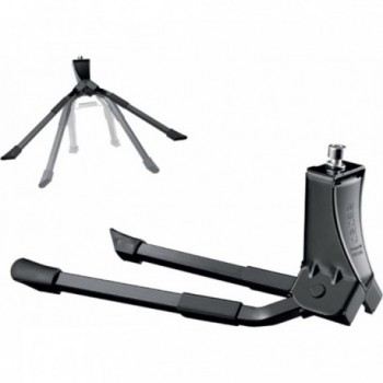 Double Steel Center Stand for E-Bike 28' Black, 50 kg Capacity - 1