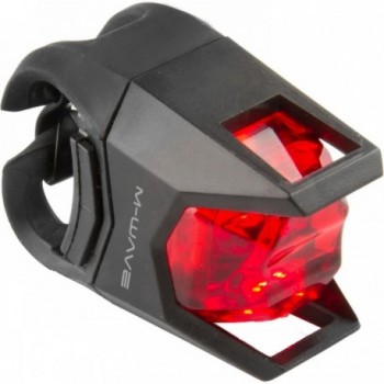 Set de Mini Lampes LED M-Wave Hunter Noir avec 2 LED Blancs et Rouges - 2