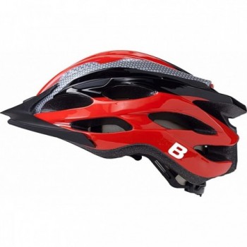 Casco Ciclismo In-Mold Rosso/Nero/Grigio Taglia M 54-58 cm Certificato EN1078 - 2 - Caschi - 8053329965064