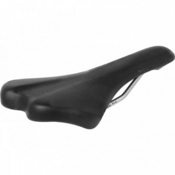  Sella da Corsa M-Wave Comp II 268x134mm Nero Antiabrasione con Base Cut  - 1 - Selle - 0698238537834