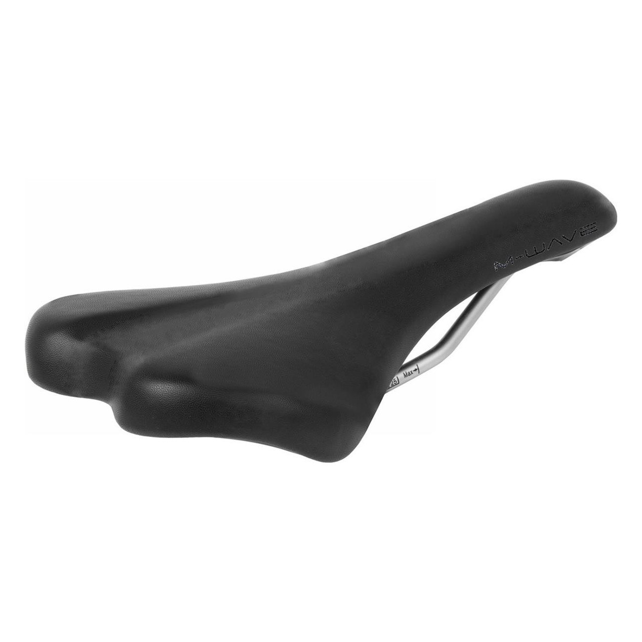  Sella da Corsa M-Wave Comp II 268x134mm Nero Antiabrasione con Base Cut  - 1 - Selle - 0698238537834