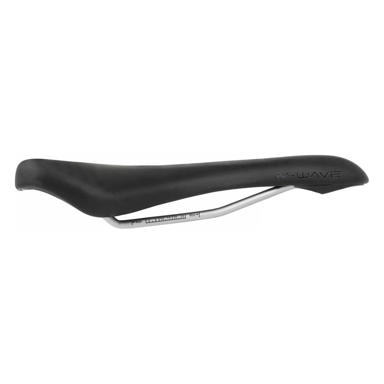  Sella da Corsa M-Wave Comp II 268x134mm Nero Antiabrasione con Base Cut  - 2 - Selle - 0698238537834