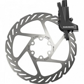 Frein à disque arrière SRAM Level Noir avec rotor G2 CleanSweep 160 mm et tuyau 1800 mm pour VTT - 2