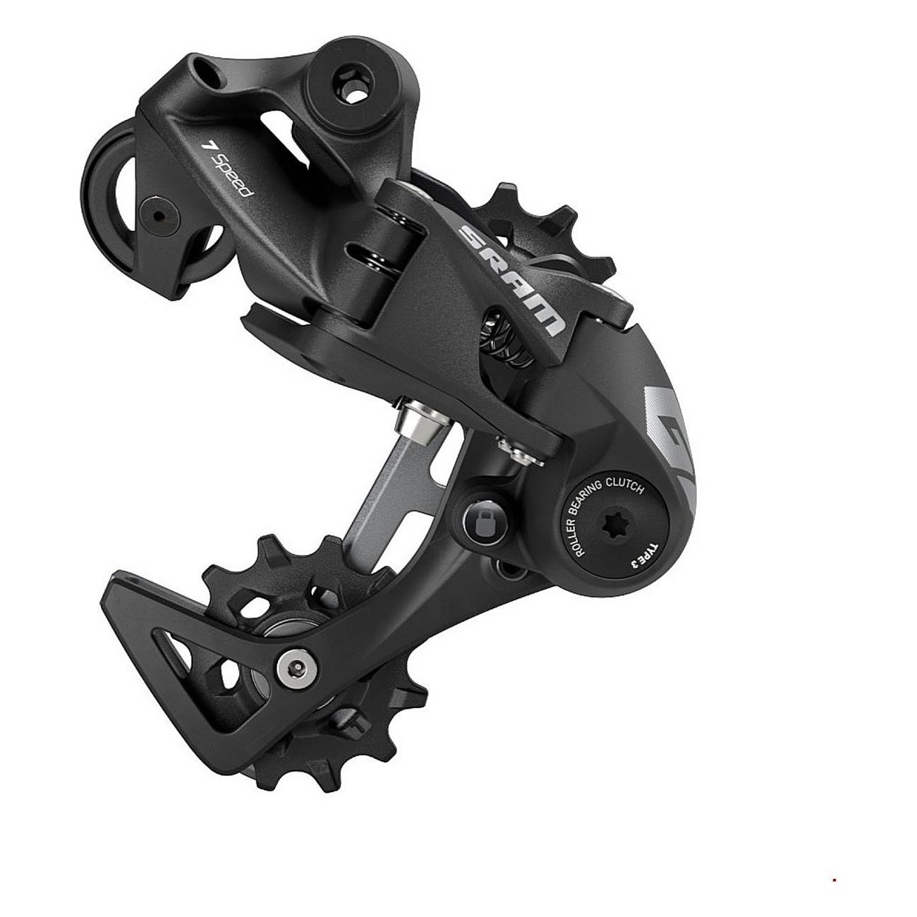 Dérailleur Arrière GXD-H 7 Vitesses, Cage Moyenne en Aluminium, Noir - 1