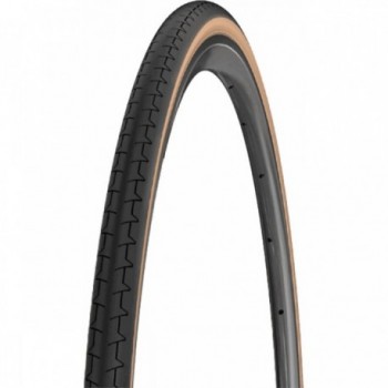 Foldable Tire 700x28mm Black/Beige for Road Bike - Elegant Design and Sturdy Build - 1