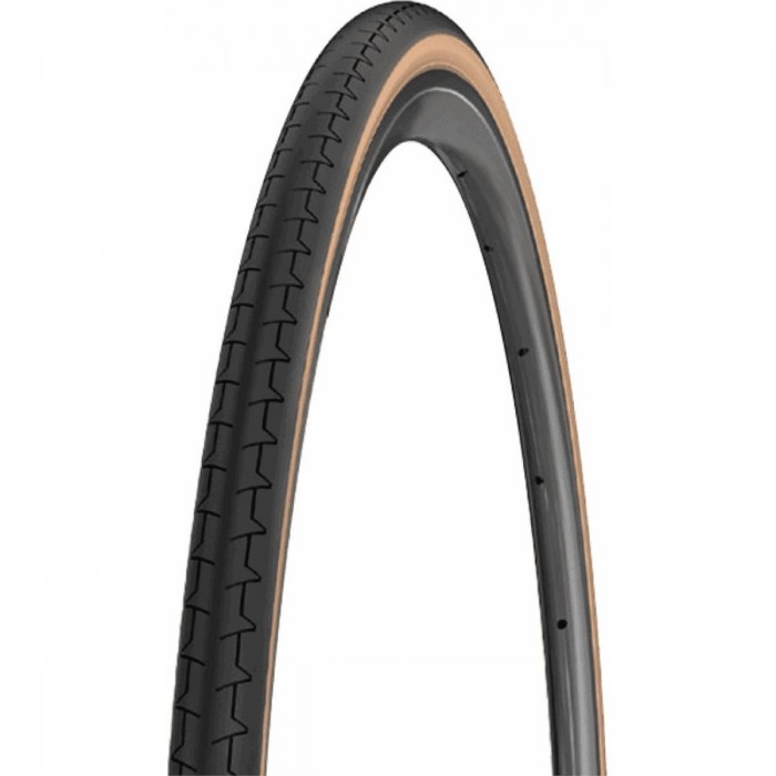 Foldable Tire 700x28mm Black/Beige for Road Bike - Elegant Design and Sturdy Build - 1